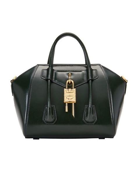 Mini Antigona Lock bag in Box leather in 